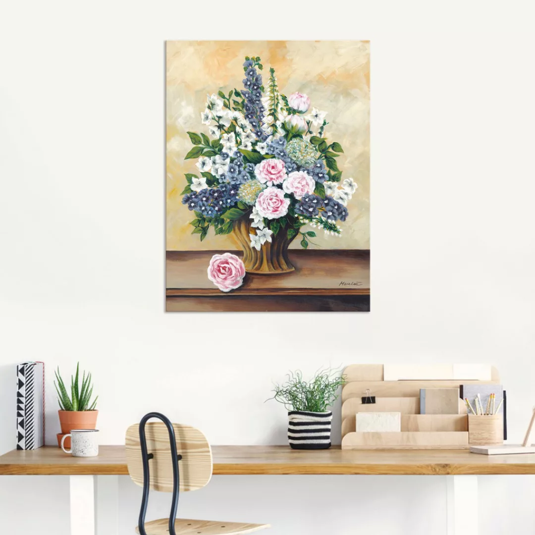 Artland Wandbild "Blumenbouqet", Blumen, (1 St.), als Alubild, Outdoorbild, günstig online kaufen