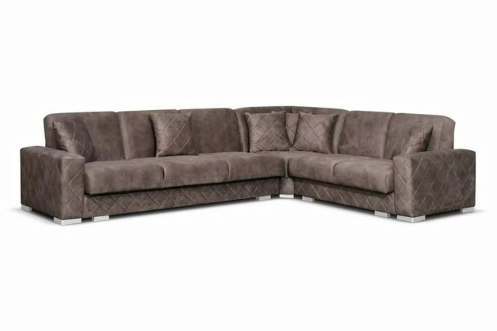 Xlmoebel Ecksofa Gestaltung Sofa Wohncouch Samt Sitzlandschaft L-Form Schla günstig online kaufen