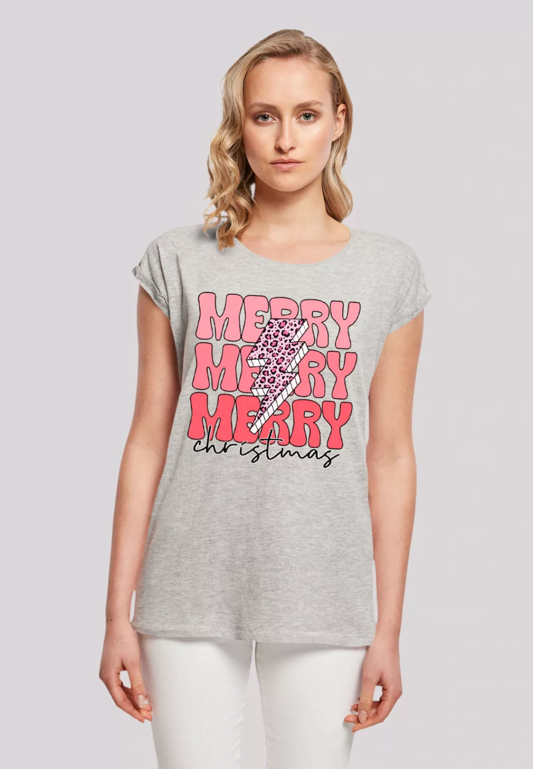 F4NT4STIC T-Shirt "Merry Weihnachten Print Leo Print", Premium Qualität, We günstig online kaufen