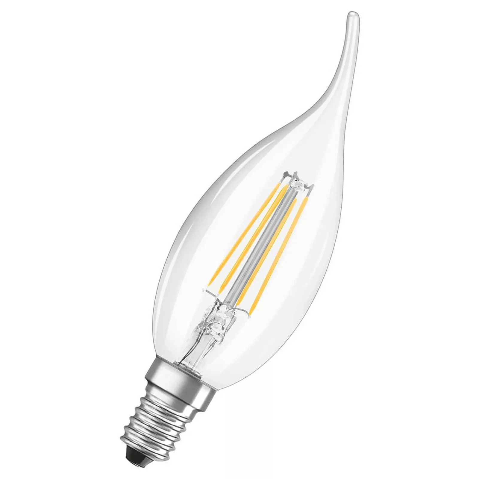 Osram LED-Leuchtmittel E14 Kerzenform 4 W Warmweiß 470 lm 12,1 x 3,5 cm (H günstig online kaufen