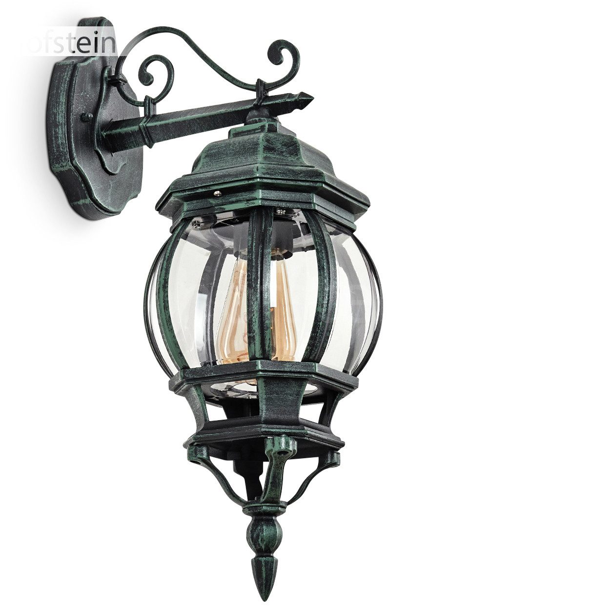 hofstein Außen-Wandleuchte »Meyen« Wandlampe abwärts aus günstig online kaufen