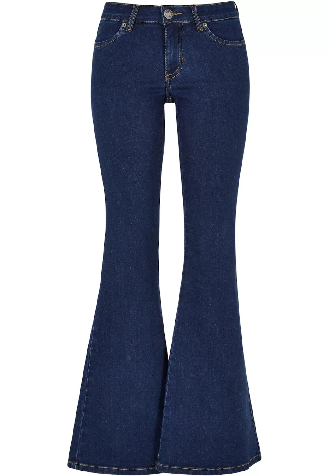 URBAN CLASSICS Bequeme Jeans "Urban Classics Damen Ladies Organic Low Waist günstig online kaufen