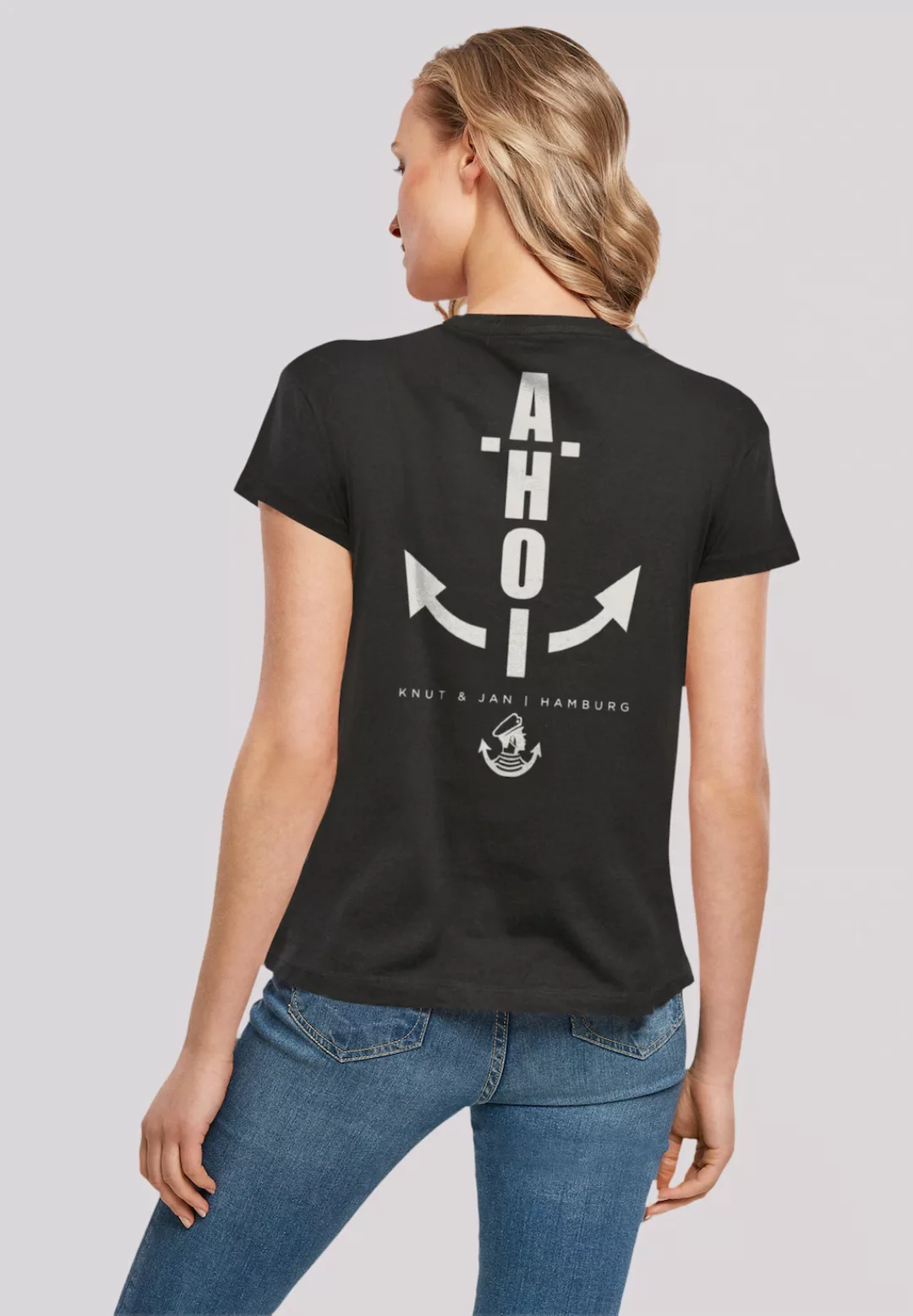 F4NT4STIC T-Shirt "Ahoi Anker Knut & Jan Hamburg", Print günstig online kaufen