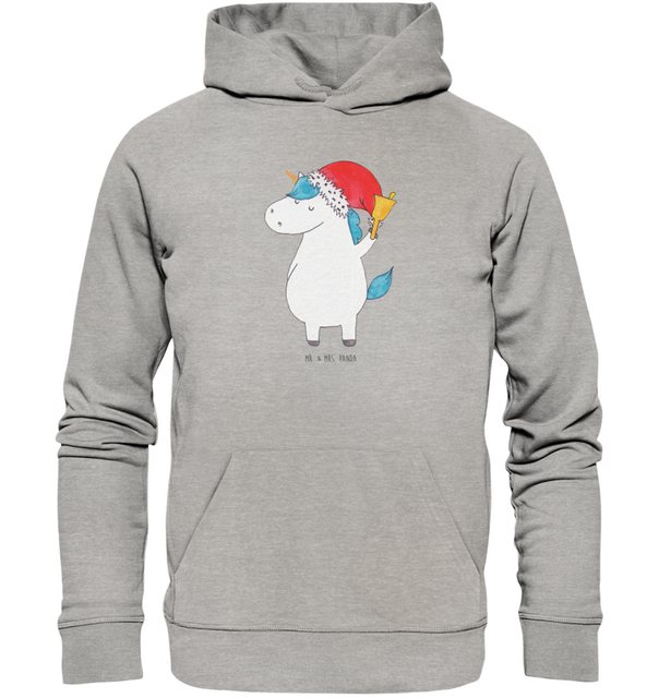 Mr. & Mrs. Panda Hoodie Größe L Einhorn Weihnachtsmann - Heather Grey - Ges günstig online kaufen