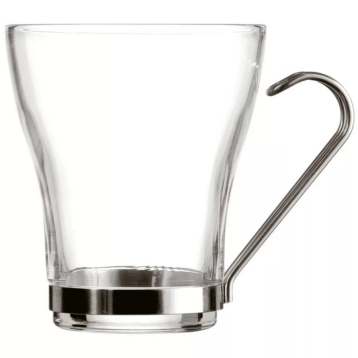 Satz Von Kaffeetassen Quid Durchsichtig Stahl Glas (250 Ml) (3 Stück) günstig online kaufen