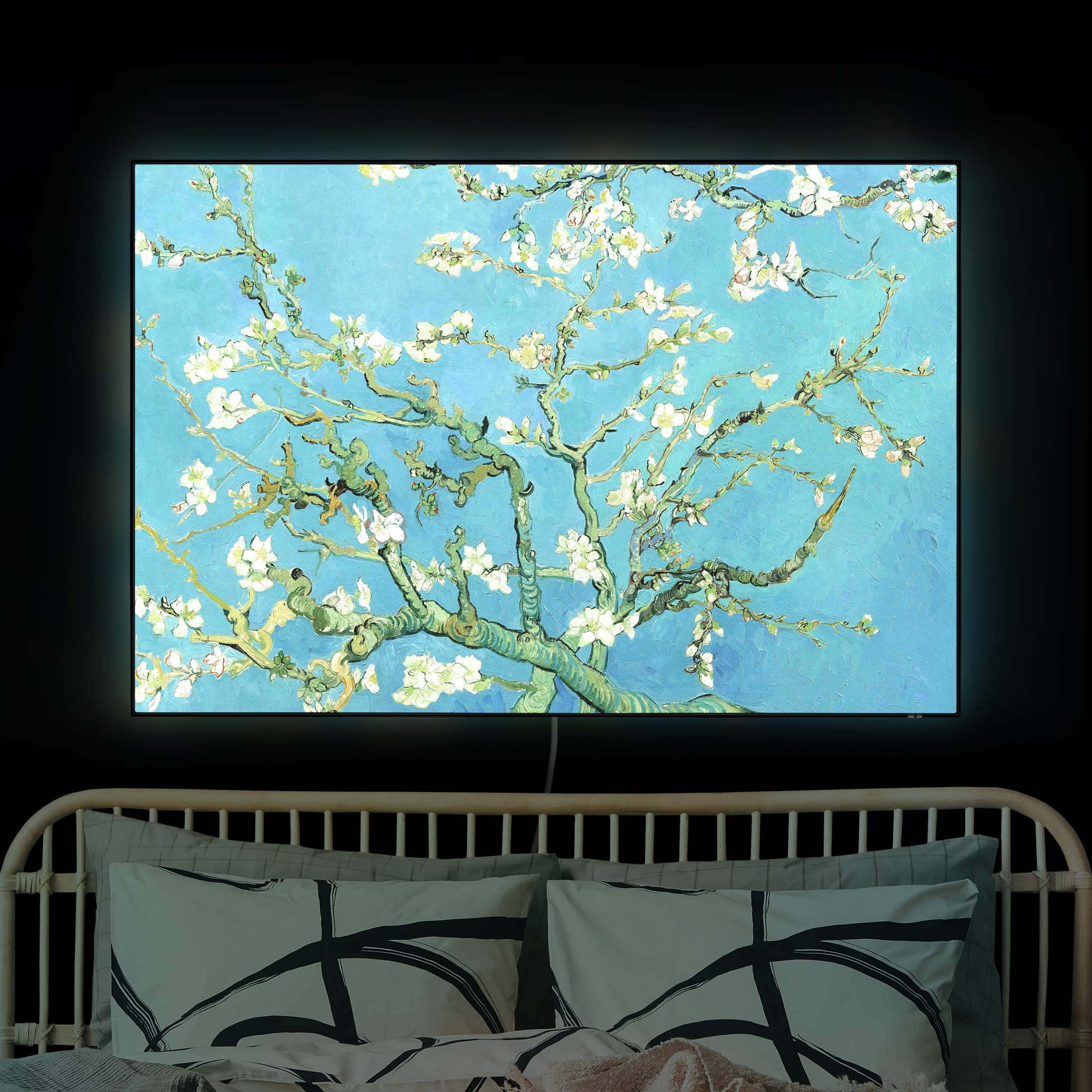 LED-Wechselbild Vincent van Gogh - Mandelblüte günstig online kaufen