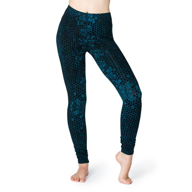 PANASIAM Leggings Unikat Batik Leggings mit Wabendesign moderner Stil lange günstig online kaufen