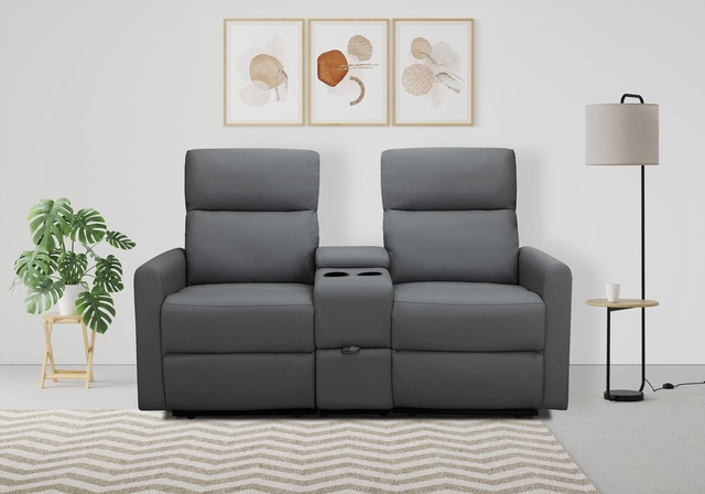 Home affaire 2-Sitzer "Daoulas, 2er-Kinosofa, TV-Sessel, Multimedia-Sofa", günstig online kaufen