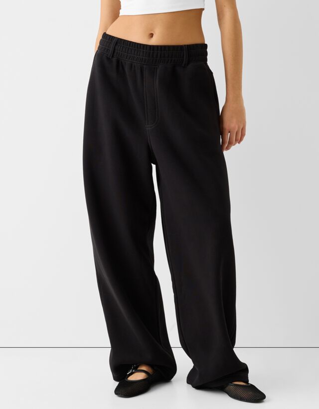 Bershka Skaterhose Damen S Schwarz günstig online kaufen