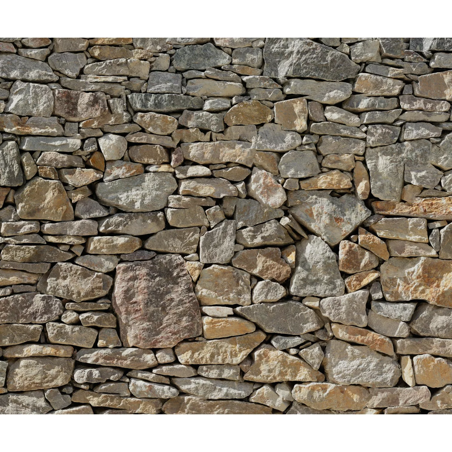 Komar Vliestapete »Stone Wall«, 300x250 cm (Breite x Höhe), Vliestapete, 10 günstig online kaufen