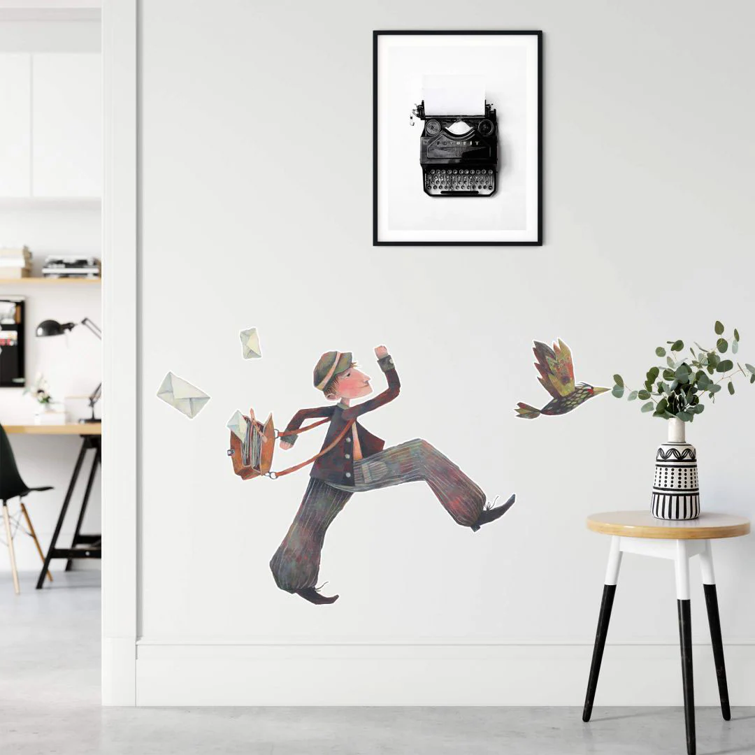 Wall-Art Wandtattoo "Märchenhaft Der Briefträger", (1 St.), selbstklebend, günstig online kaufen