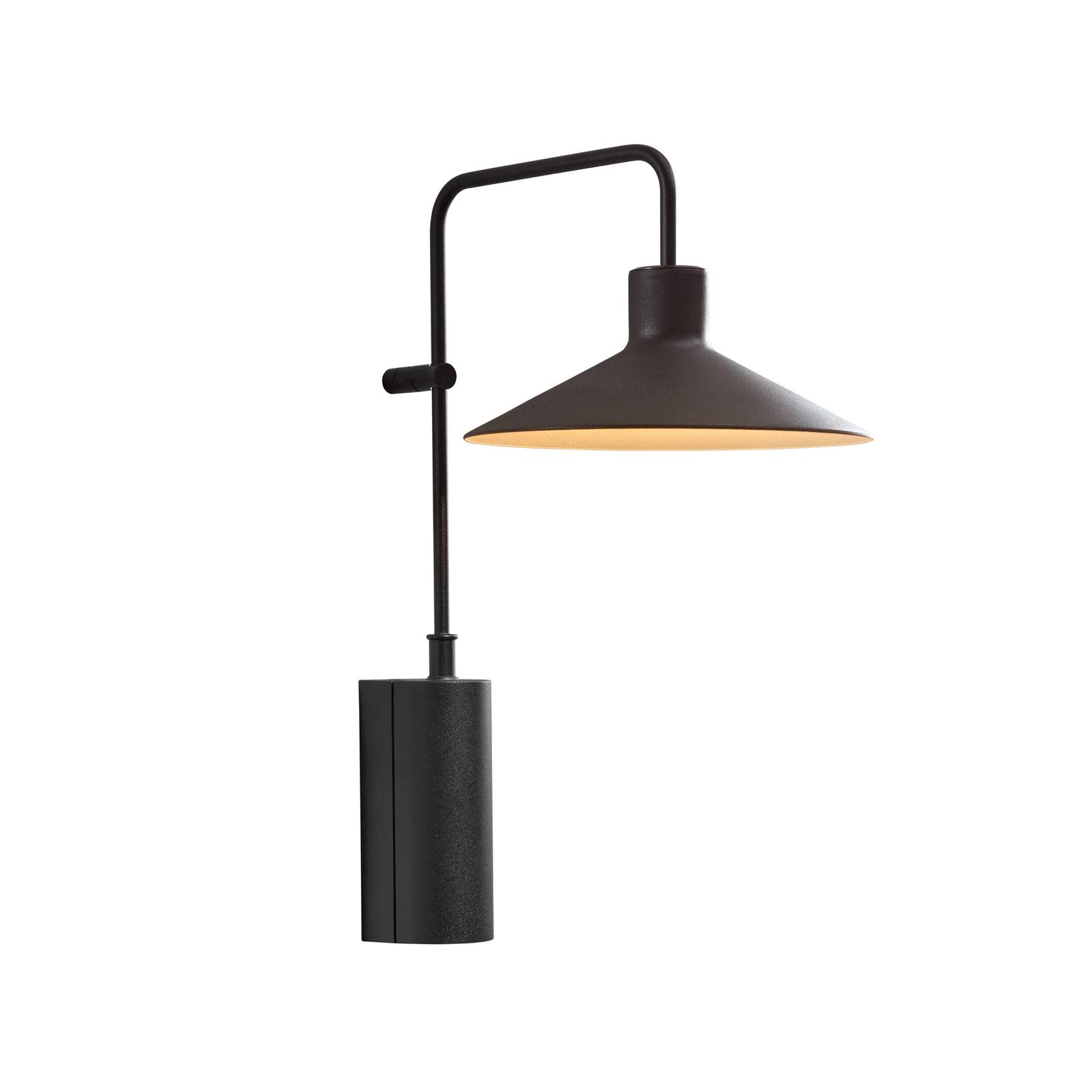 Bover Platet A01 LED-Außenwandlampe Schirm schwarz günstig online kaufen