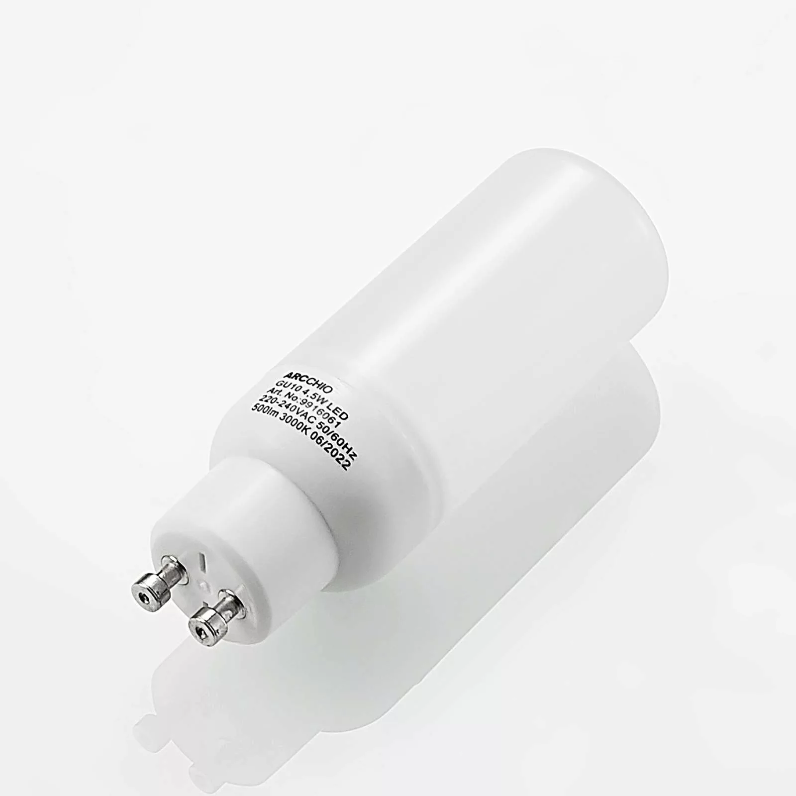 Arcchio LED-Röhrenlampe GU10 4,5W 3.000K 3er-Set günstig online kaufen