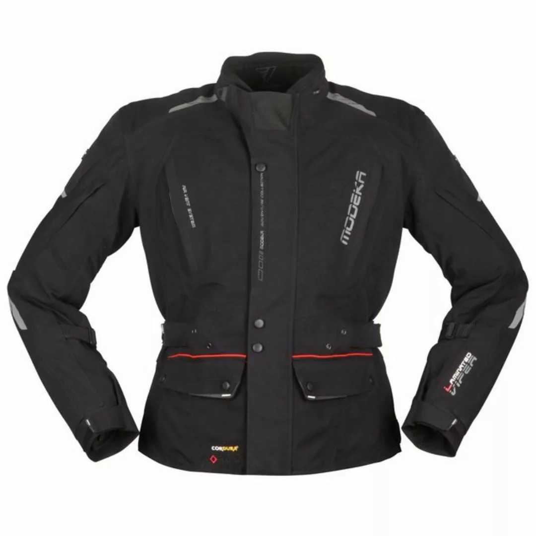 Modeka Motorradjacke Modeka Viper LT Textiljacke schwarz 5XL günstig online kaufen
