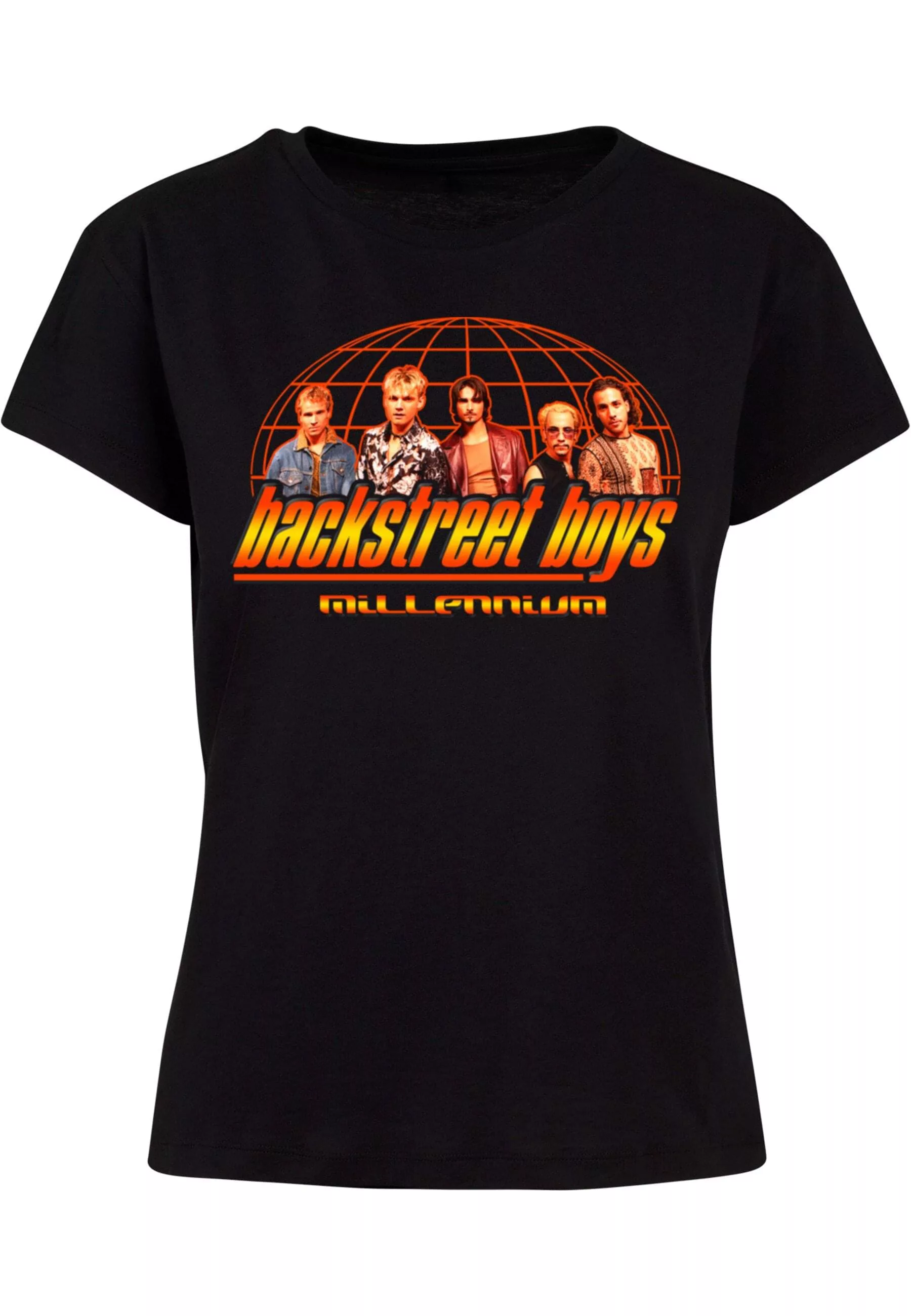 Merchcode T-Shirt "Merchcode Damen Ladies Backstreet Boys - Millenium Globe günstig online kaufen