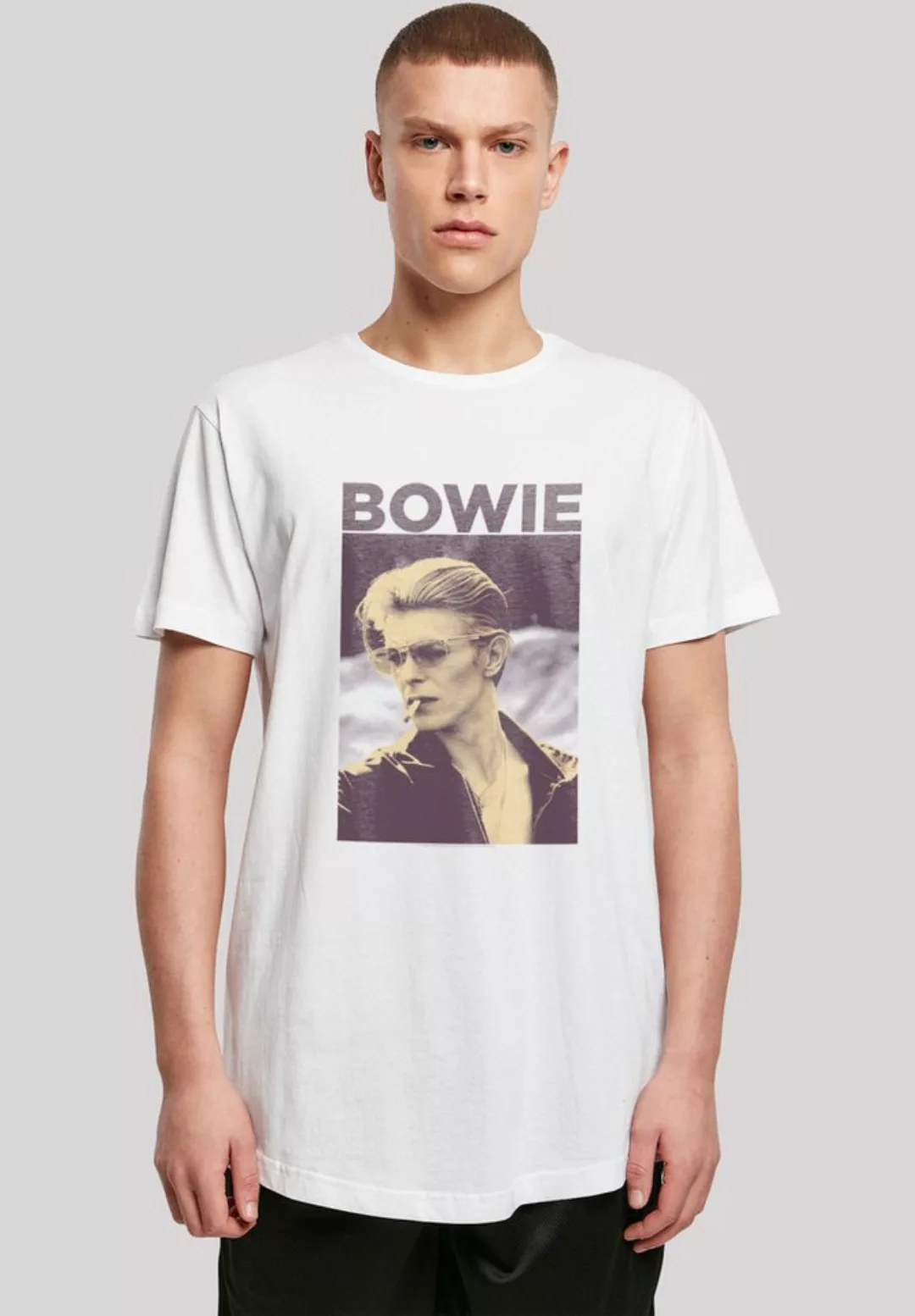 F4NT4STIC T-Shirt David Bowie Smoking Photograph Print günstig online kaufen