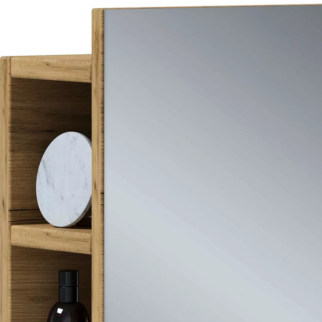Spiegelschrank Bad mit Regalen in modernem Design 59 cm hoch günstig online kaufen