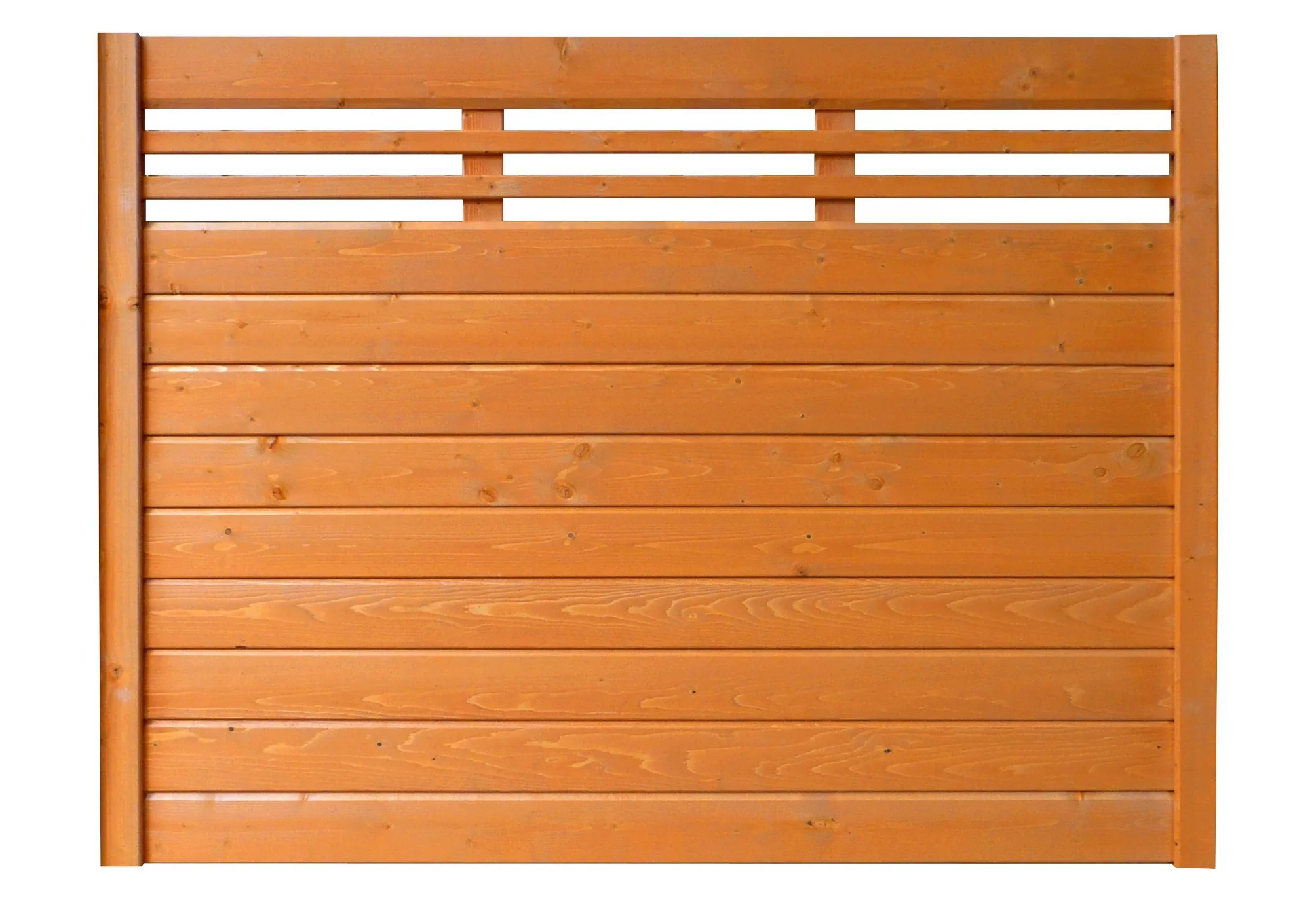Sichtschutzzaun-Element Typ 137 180 cm x 135 cm Kirschbaumfarben günstig online kaufen