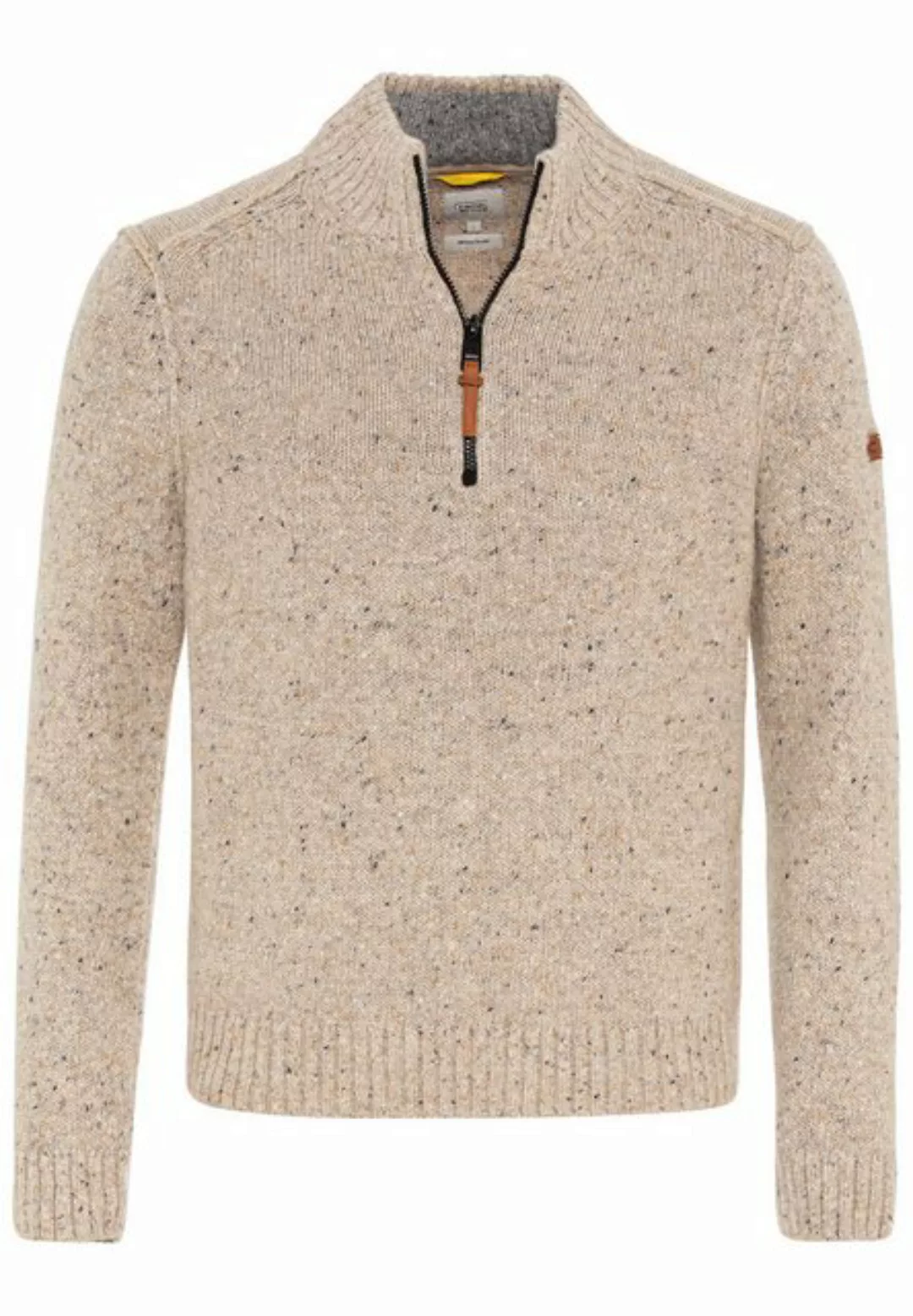 camel active Rollkragenpullover Stricktroyer mit Merinowolle günstig online kaufen