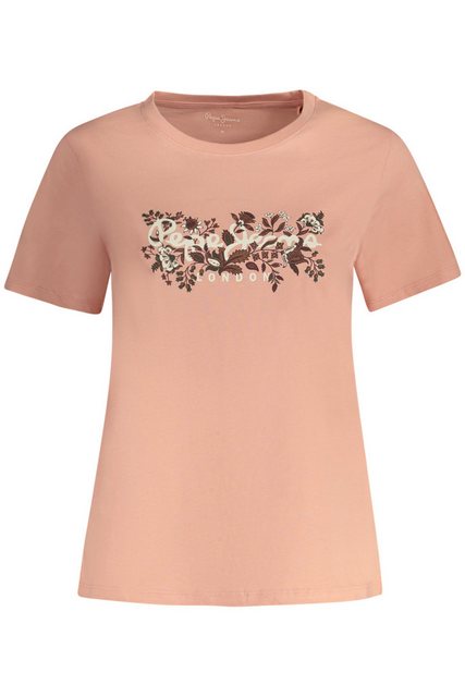 Pepe Jeans T-Shirt Damen Kurzarm T-Shirt Rosa aus 100% Nachhaltiger günstig online kaufen