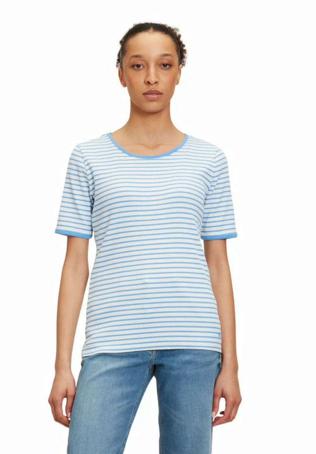 Betty Barclay Kurzarmshirt Betty Barclay Ringelshirt mit Rippenstruktur (1- günstig online kaufen