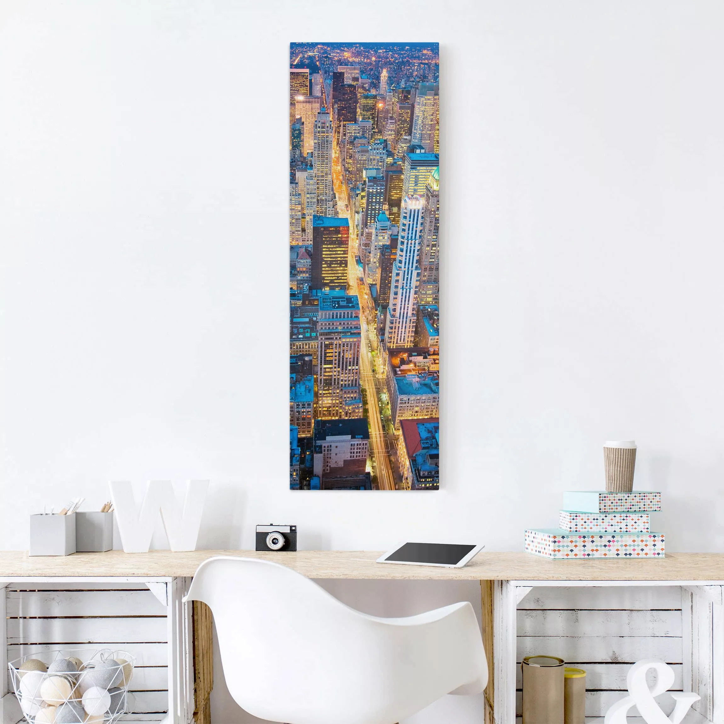 Leinwandbild New York - Hochformat Midtown Manhattan günstig online kaufen