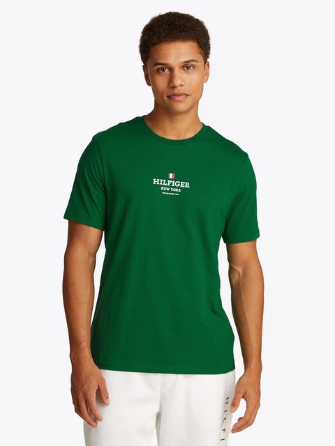 Tommy Hilfiger T-Shirt RWB HILFIGER TEE Logoprint auf der Brust günstig online kaufen