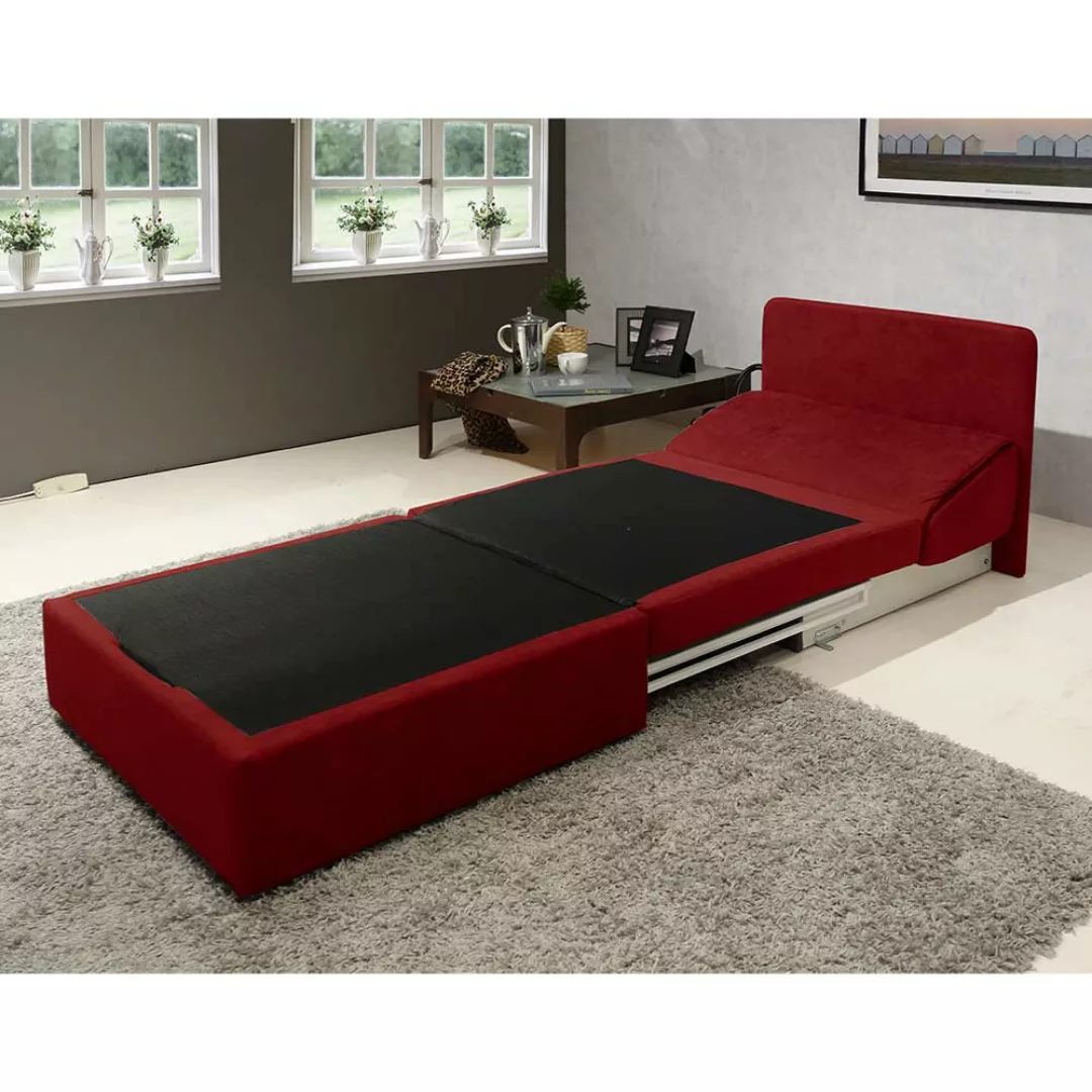 Roter Schlafsessel 80 cm breit Made in Germany günstig online kaufen