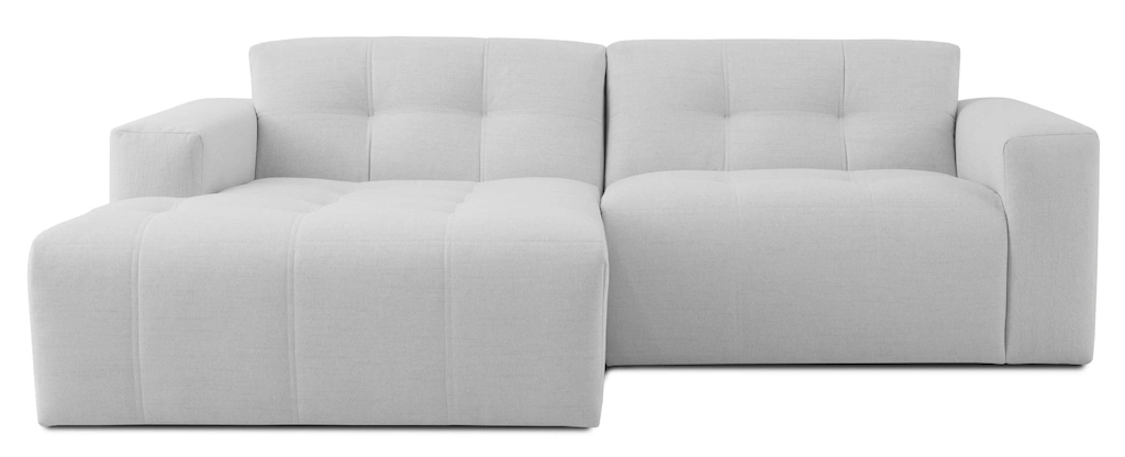 INOSIGN Ecksofa "Tapley", Breite 221 cm, L-Form, Struktur fein, mit Knopfst günstig online kaufen