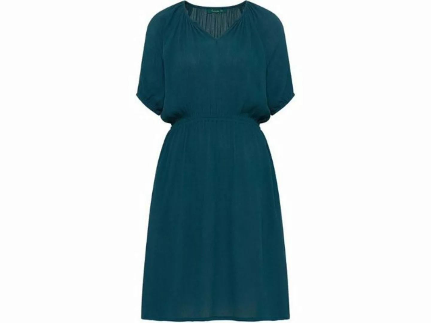 Tranquillo Jerseykleid tranquillo Damen-Midi-Kleid mit kurzem V-Ausschnit günstig online kaufen