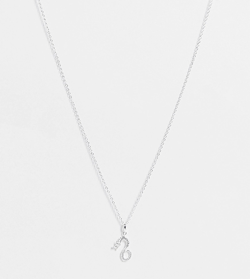 ASOS DESIGN – Halskette aus Sterlingsilber mit Drachenanhänger günstig online kaufen