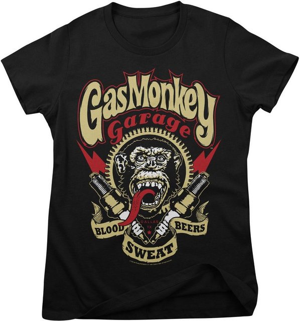 Gas Monkey Garage T-Shirt Spark Plugs Girly Tee günstig online kaufen