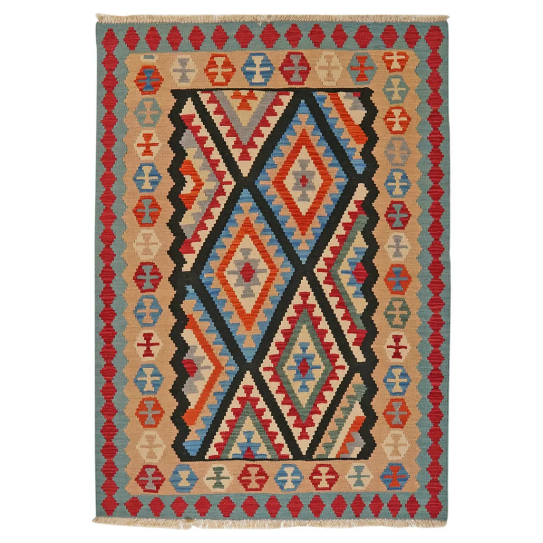 PersaTepp Teppich Kelim Gashgai multicolor B/L: ca. 143x201 cm günstig online kaufen