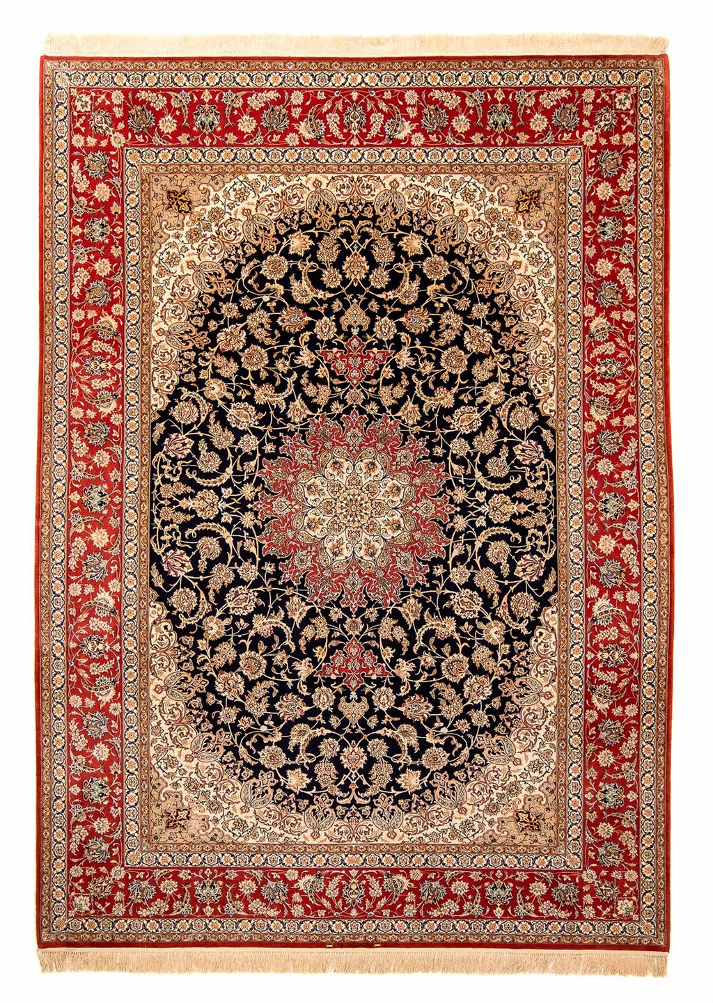 morgenland Orientteppich »Perser - Isfahan - Premium - 344 x 255 cm - dunke günstig online kaufen