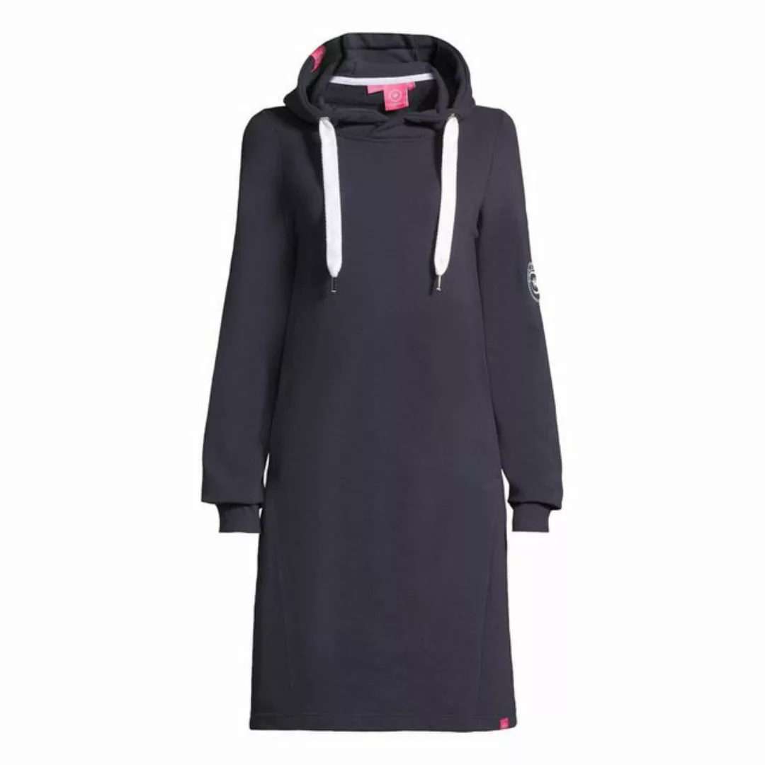 salzhaut Shirtkleid Damen Hoodie-Kleid Mööv unifarben - Kapuzenkleid Langar günstig online kaufen