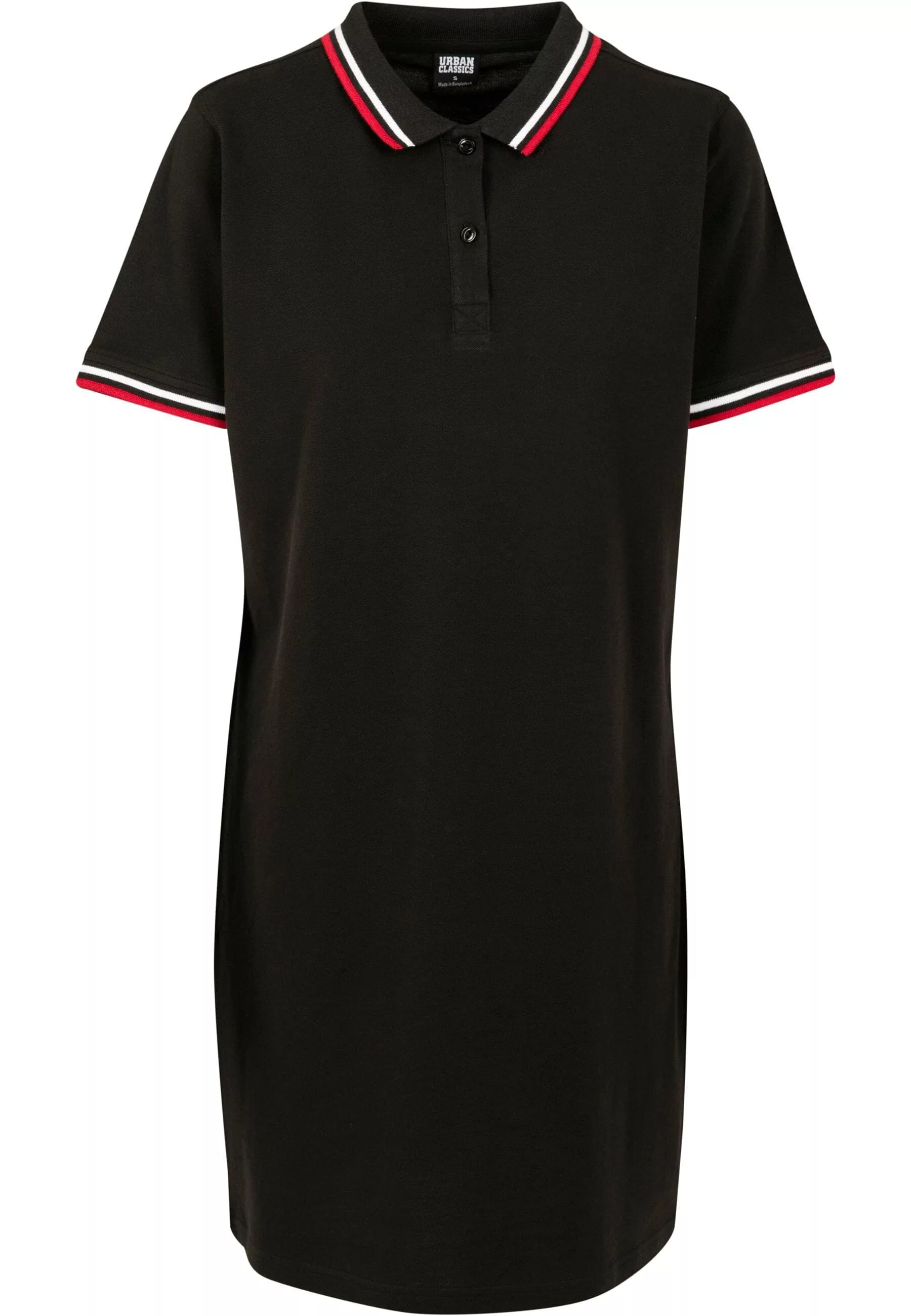 URBAN CLASSICS Shirtkleid "Urban Classics Damen Ladies Polo Dress", (1 tlg. günstig online kaufen