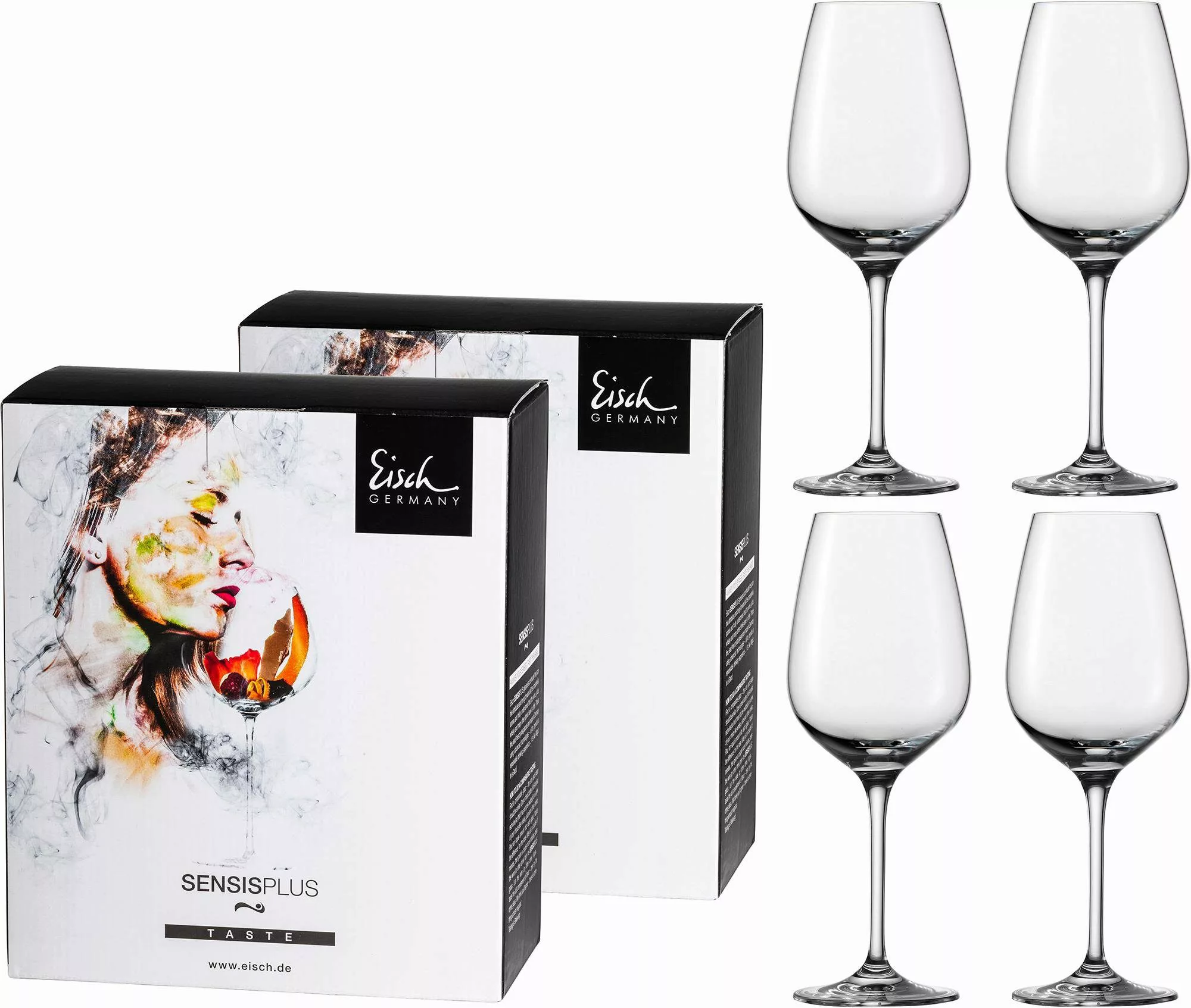 Eisch Weißweinglas »Superior SensisPlus«, (Set, 4 tlg.), Bleifrei, 310 ml, günstig online kaufen