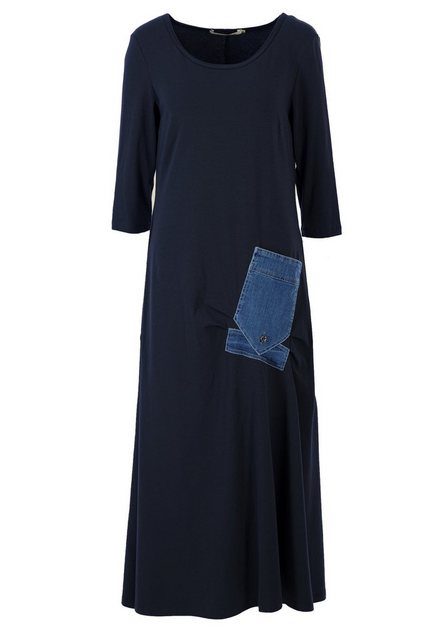 HELMIDGE Maxikleid Maxikleid Jeans Tasche günstig online kaufen