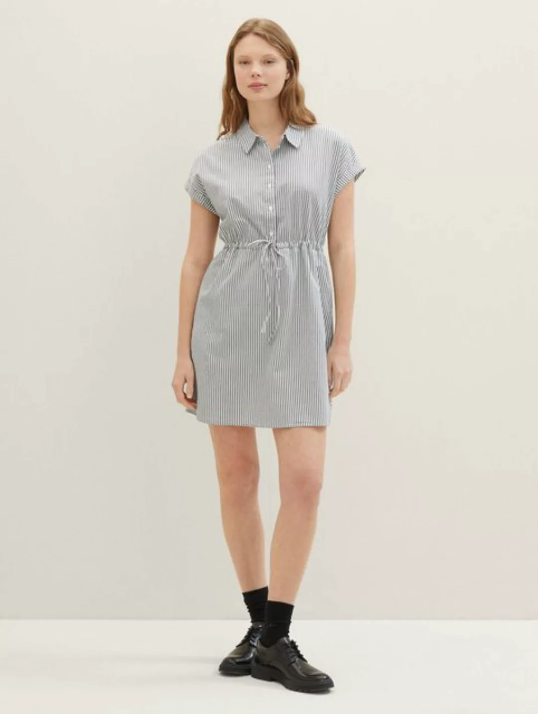 TOM TAILOR Denim Jerseykleid Gestreiftes Minikleid günstig online kaufen