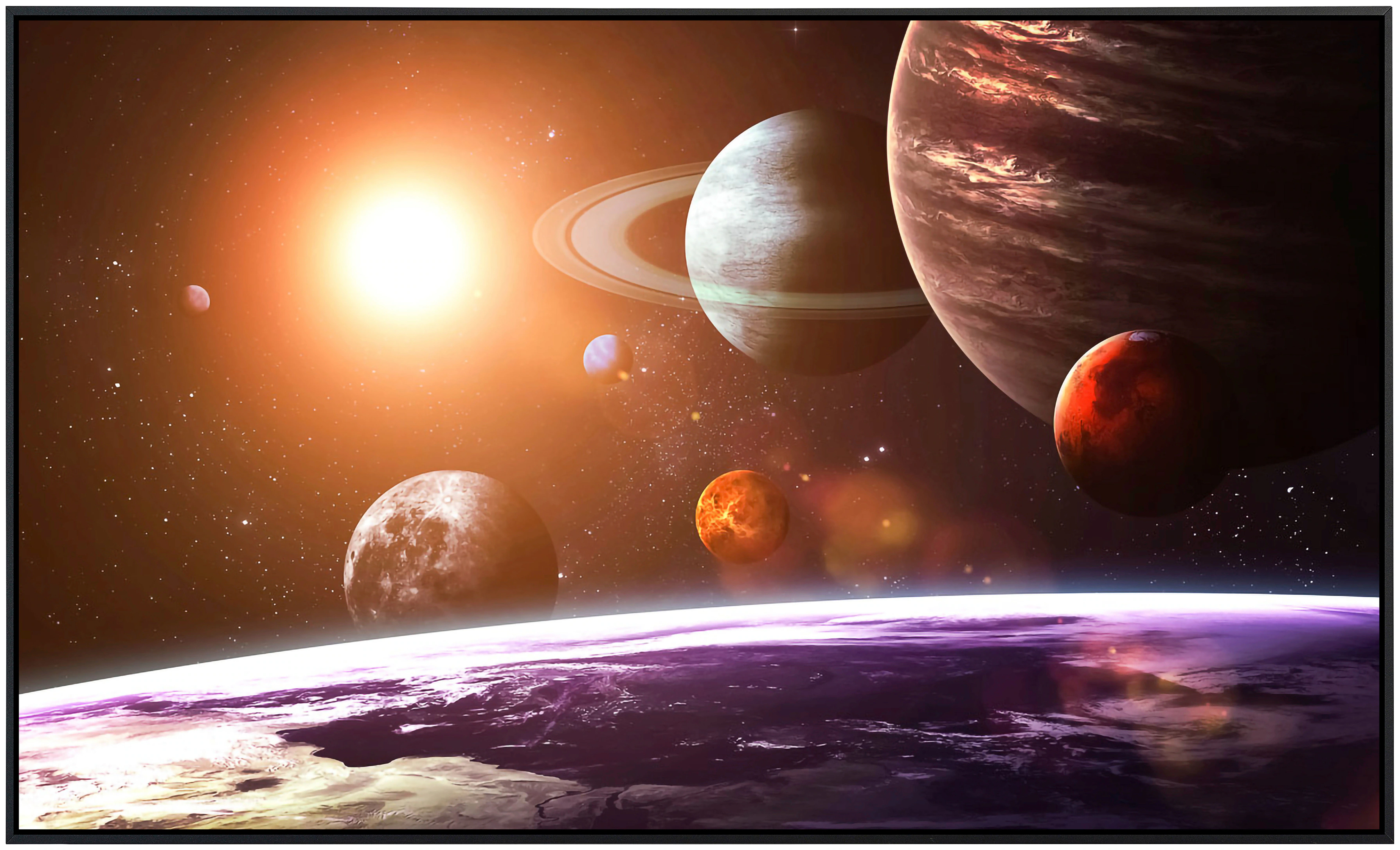 Papermoon Infrarotheizung »universum mit Planeten«, sehr angenehme Strahlun günstig online kaufen