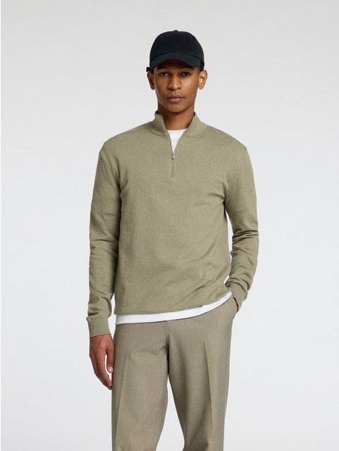 SELECTED HOMME Strickpullover SLHBERG HALF ZIP CARDIGAN NOOS günstig online kaufen