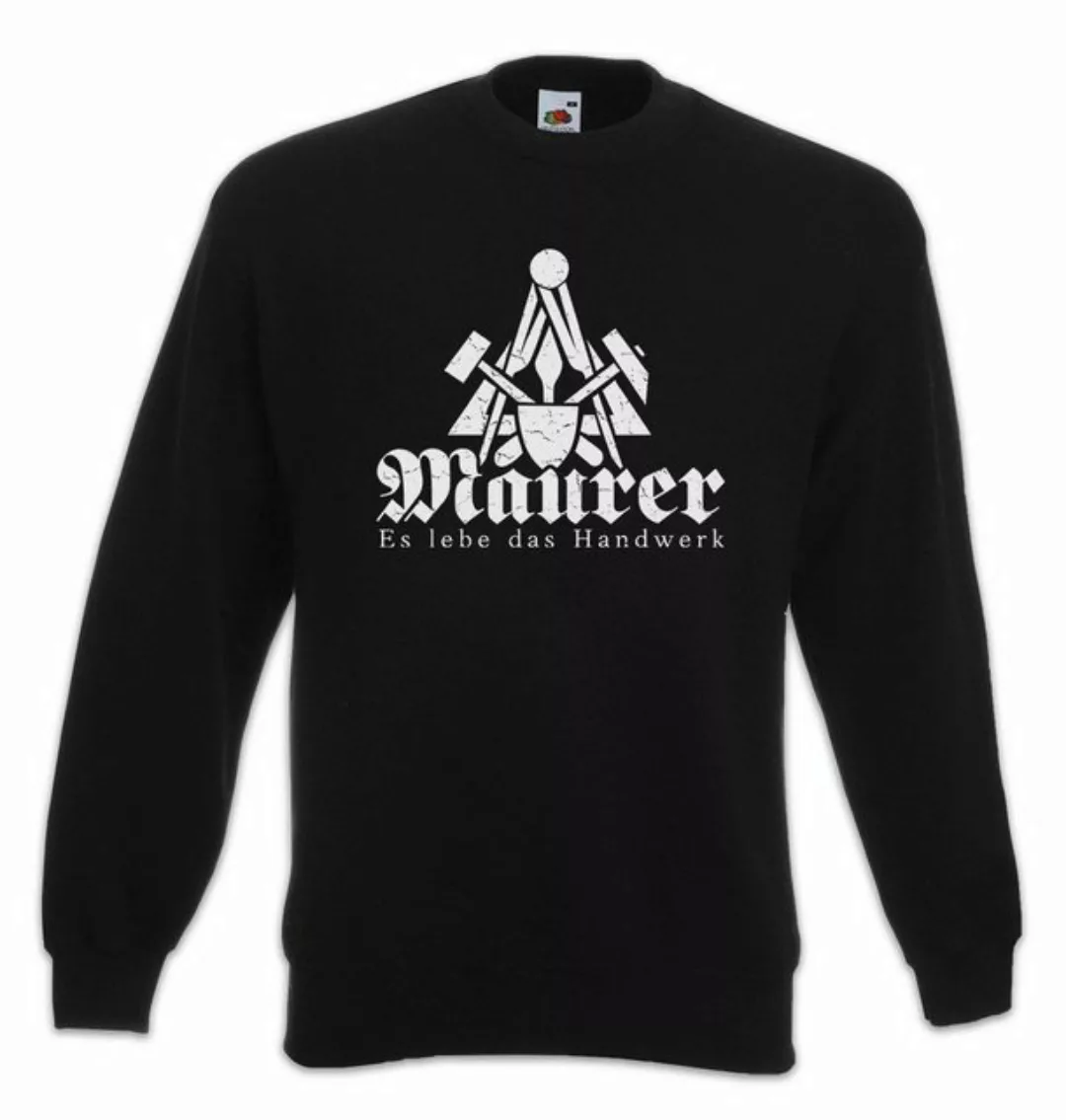 Urban Backwoods Sweatshirt Maurer Es Lebe Das Handwerk Sweatshirt Zunft Ber günstig online kaufen