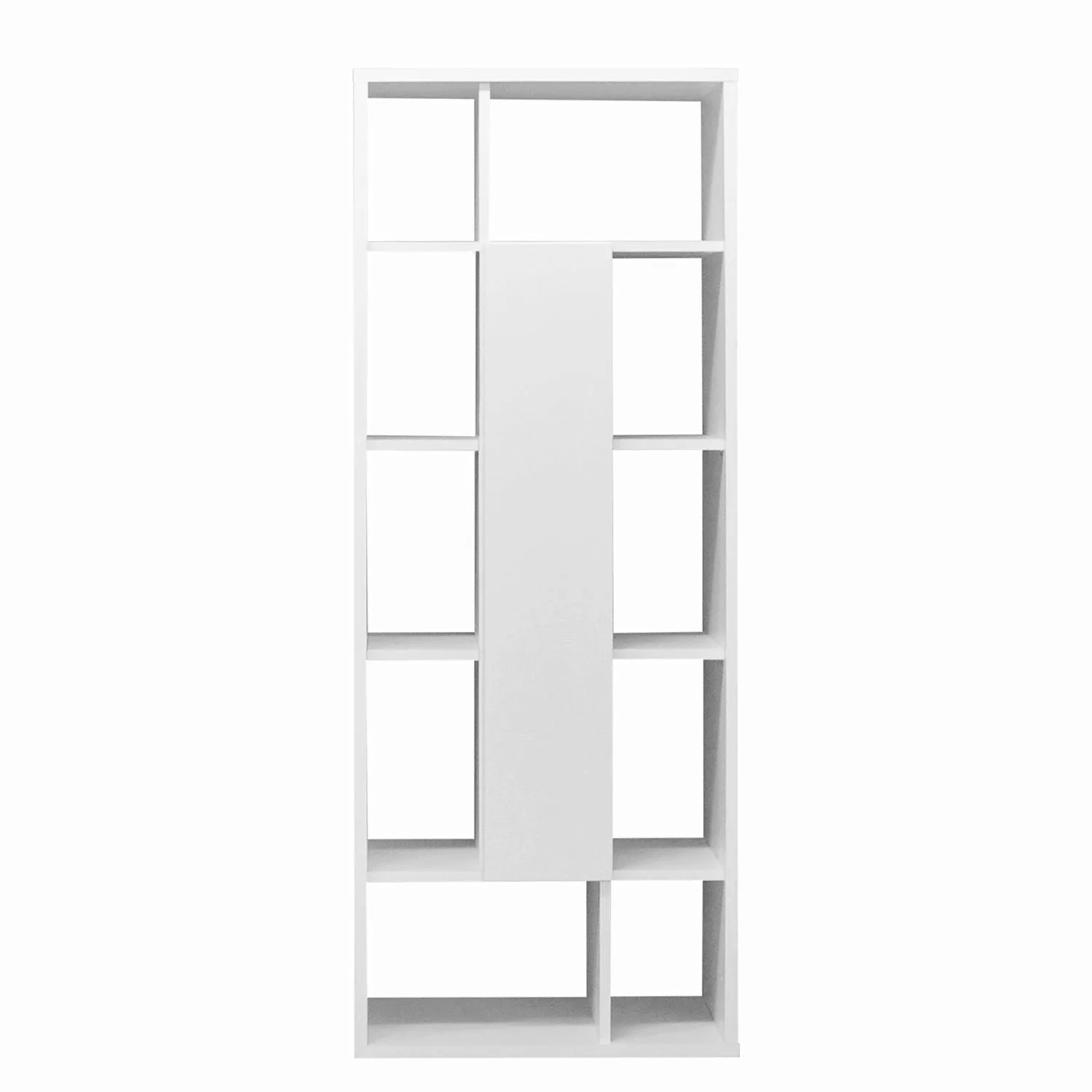 Regal mit Tür - weiß - 70 cm - 187 cm - 36 cm - Regale > Büroregale - Möbel günstig online kaufen