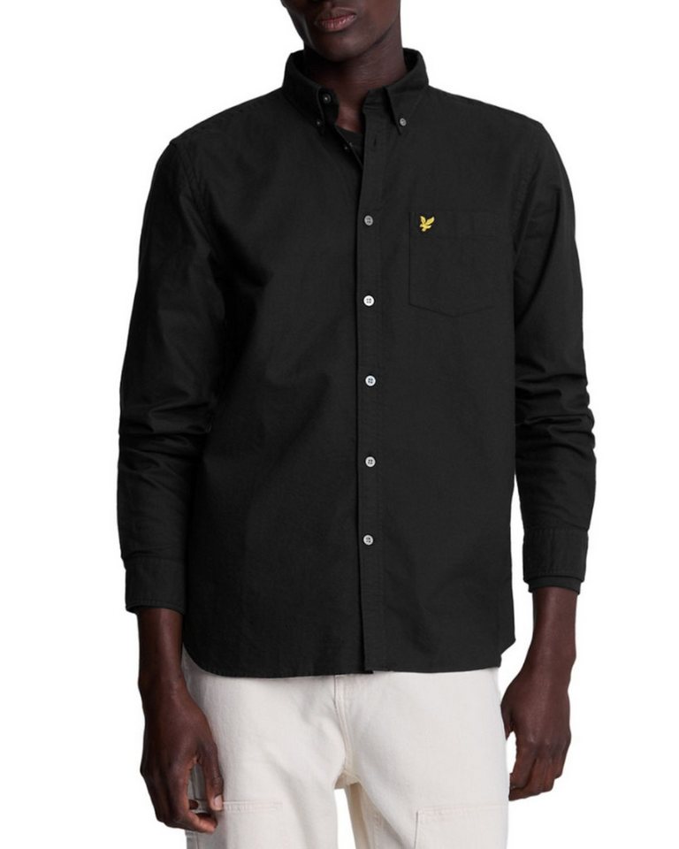 Lyle & Scott Langarmhemd Monochrome Baumwolle günstig online kaufen