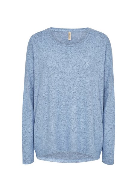 soyaconcept Rundhalsshirt SC-BIARA 1 bequemer Pullover, elastische Viskose- günstig online kaufen