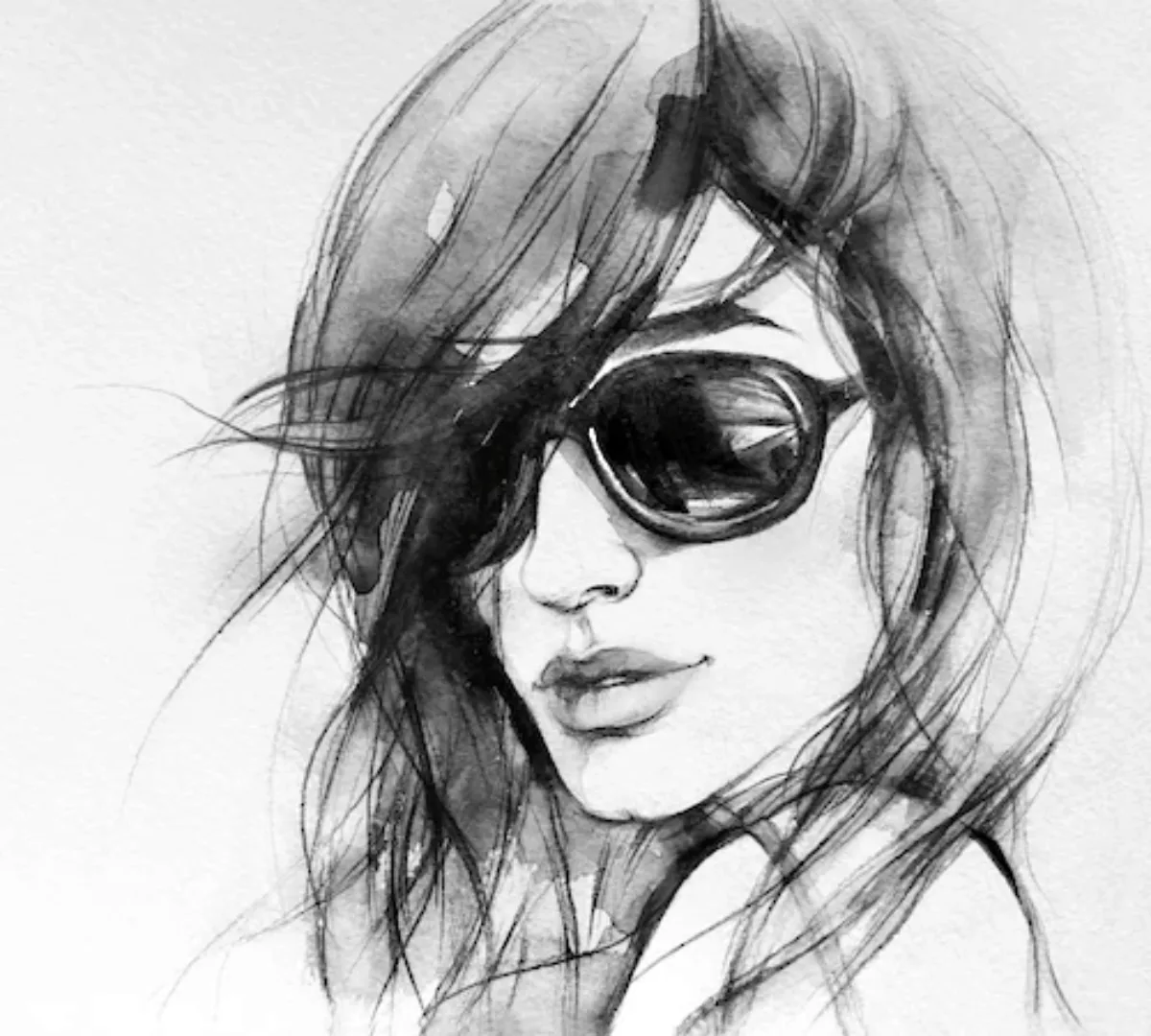 Wall-Art Vliestapete »I wear my sunglasses« günstig online kaufen