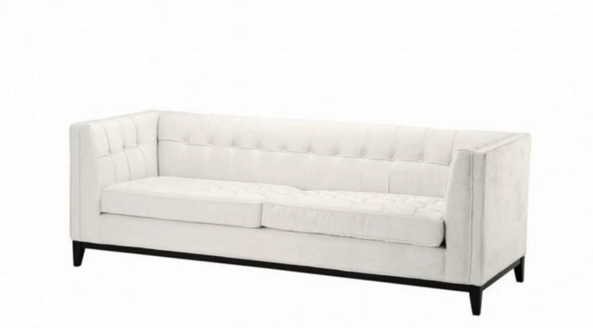Casa Padrino Sofa Luxus Sofa Weiß - Wohnzimmer Möbel günstig online kaufen