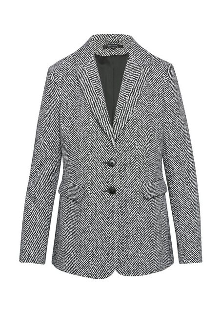 Comma Blusenblazer Antaillierter Blazer aus Jacquard günstig online kaufen