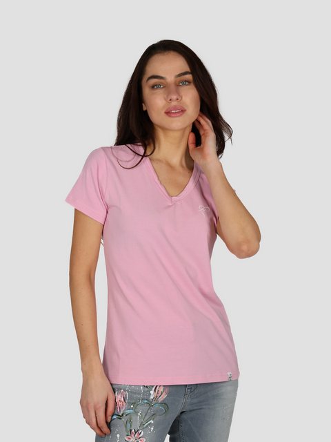 Miracle of Denim Shirttop Women V-Neck Basic T-Shirt (1-tlg) günstig online kaufen