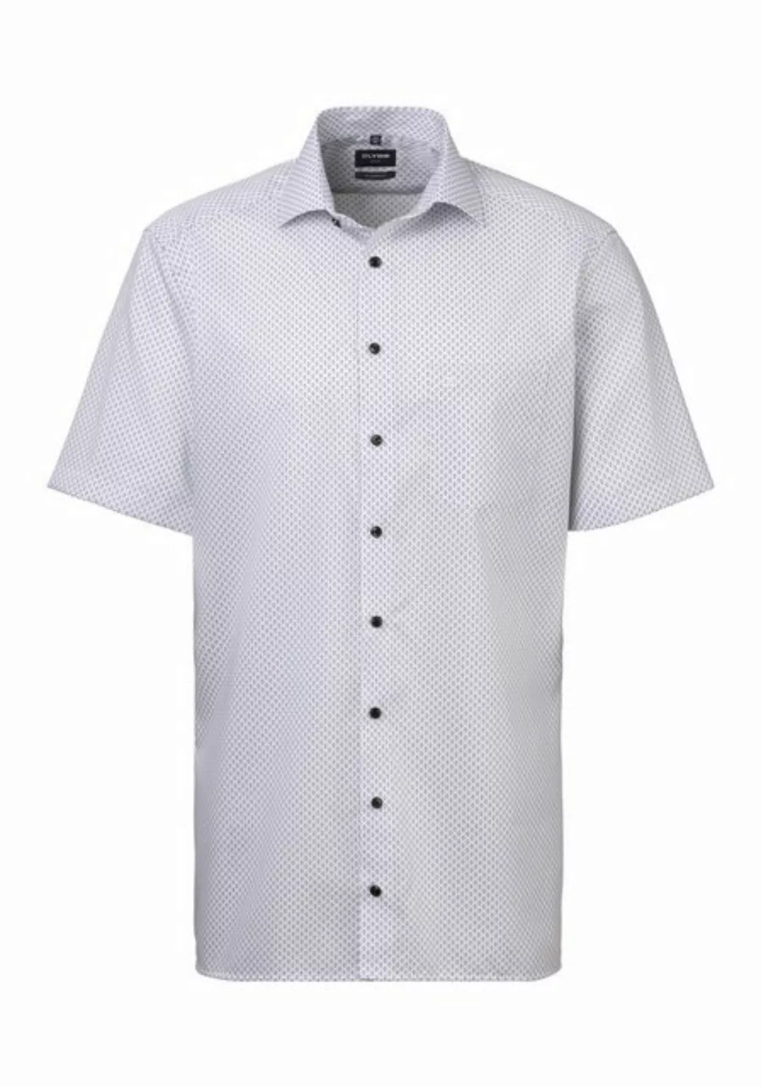 OLYMP Kurzarmhemd Luxor mit modischem Muster, Pflege- und Bügelleichtigkeit günstig online kaufen